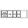 Refroidissement des ingr&eacute;dients Afinox - VRS 1260 / S GN 1/1 - sans structure en verre
