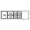 Refroidissement des ingr&eacute;dients Afinox - VRS 1260 / S GN 1/1 - sans structure en verre