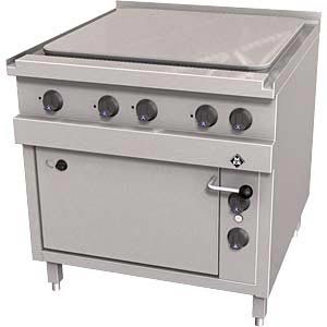 MKN 850-serie elspisbord med ugn, kromplatta, 2023503A