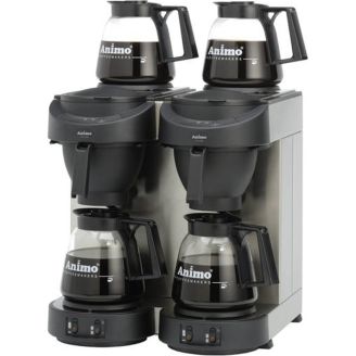 Animo M-LINE - kaffemaskin - manuell vattenpåfyllning - svart