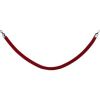 Saro rope with velvet jacket, for classic stainless steel barrier post (AF 279), AF 219