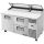 True Tavolo per la preparazione della pizza con 1 anta e 2 cassetti - 583L (9 x 1/3)