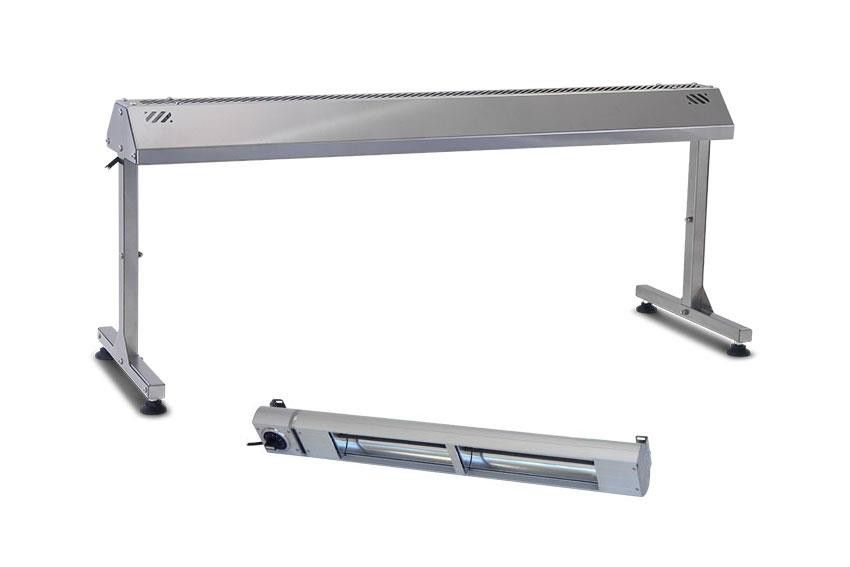 Roband rustfrit st&aring;l varmelampe - 900 mm