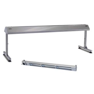 Roband rustfrit st&aring;l varmelampe - 1200 mm