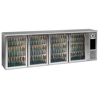 Gamko 4-glasdeurs flessenkoeling E3/2222GMUCS, stekkerklaar