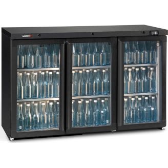 Gamko flessenkoeler - MG3/315G - 3 glazen draaideuren antraciet