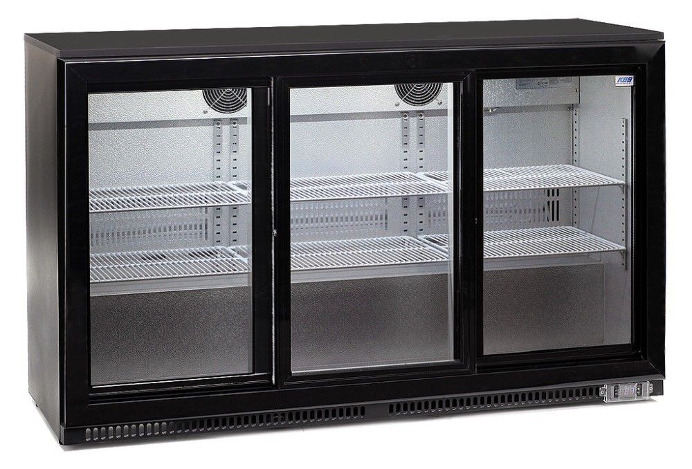 Onderbouw flessenkoeling 3 glasdeuren