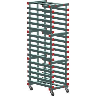 REA plastbakke/tallerkenstativ 540x660x1790 mm. (bxdxh)