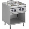 Mesa de cozedura a g&aacute;s Roeder 4 bocas 4x5,5kW - modelo de p&eacute; BK7MFB77AXS