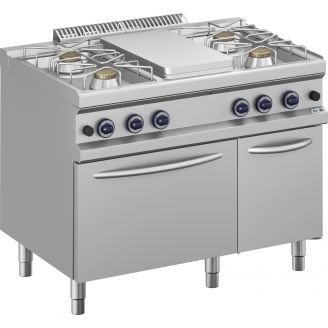 Roeder 4-l&aring;gare gasspis 4x7,0kW med gasugn 6,0kW - BK7MFB711MFG4XL
