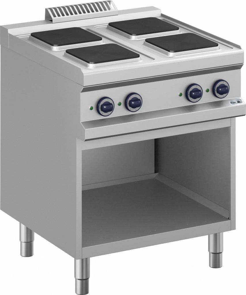 Table de cuisson &eacute;lectrique 4 places Roeder - mod&egrave;le debout BK7MPQ77A