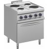 Roeder 4 places &eacute;lu. table de cuisson sur four &agrave; convection 5,3 kW - BK7MPR77FE