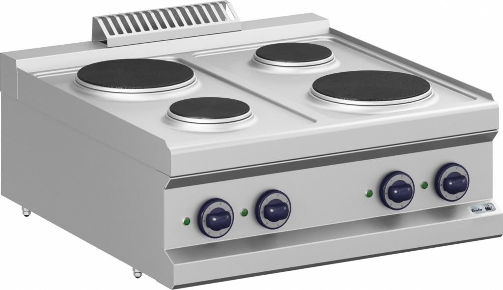 Roeder 4-plaats elektrische kooktafel - tafelmodel BK7MPR77T