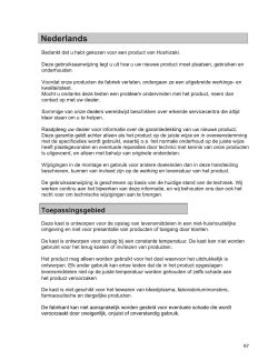 Gebruikers handleiding