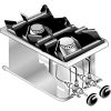 Gastro-inox po&ecirc;le &agrave; gaz encastrable roeder 2 feux 40cm 7kw