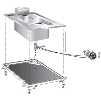 Gastro-inox roeder 嵌入式电炸锅 10l 40cm 6kw