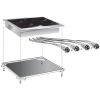 Gastro-inox roeder einbau-elektrokeramik-kochfelder, 4 zonen, 60 cm