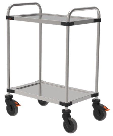 Carrello di servizio Servostar Rieber in acciaio inossidabile - SW-640 RL-2M