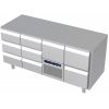 Bancada refrigerada Roeder Acer - 4 se&ccedil;&otilde;es - gaveta 2x 3 | motor + gaveta | 2x gaveta