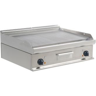 Fry top elettrico Saro rigato E7 / KTE2BBR