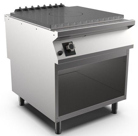 Gastro-inox aparato a gas mareno m1-900 con placa calefactora, 80cm