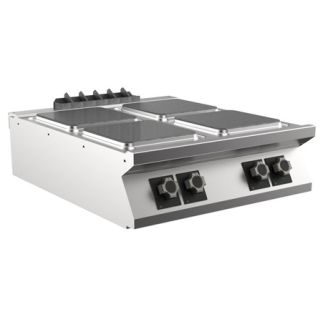 Gastro-inox fog&atilde;o mareno m1-900 4 pratos quadrados, 80cm