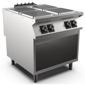 Gastro-inox fog&atilde;o mareno m1-900 4 pratos quadrados, 80cm