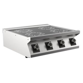 Gastro-inox placa vitrocer&acirc;mica mareno m1-900 com 4 zonas de cozedura, 80cm