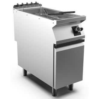 Mareno m1-900 gasfriteuse 23 liter, met deur, 40cm