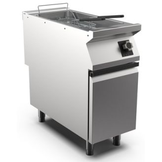 Gastro-inox fritadeira el&eacute;trica mareno m1-900 22 litros, com porta, 40cm