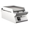 Mareno m1-900 lavasteengrill met instelbaar rvs grillrooster, 40cm