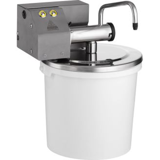 DispoJet GELB Automatischer Spender &Oslash; 275 mm hoch 255 mm 10 Liter Eimer
