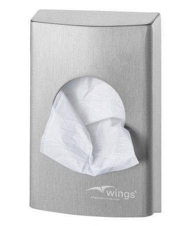 Distributeur de sacs hygi&eacute;niques Wings en plastique
