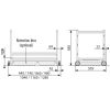 Fermostock Mobile work table trolleys - 440x505x580mm