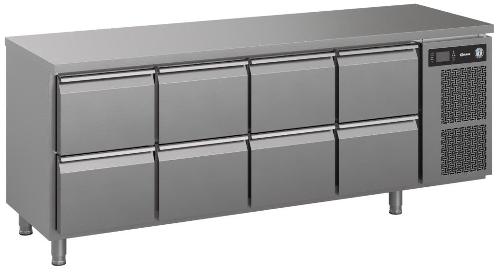 Hoshizaki Premier refrigerated counter - 8 drawers - 1/1 GN