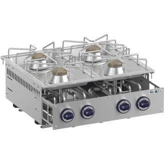 Roeder 4-pits gas kookunit drop-in model DR-BKFB77XL