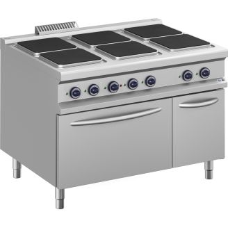 Roeder 6-plaats elek. kookfornuis, staand model met oven BK9PQ912AFE