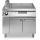 Modular Roc 1100 1000 mm gas bakplaat glad staal met deuren