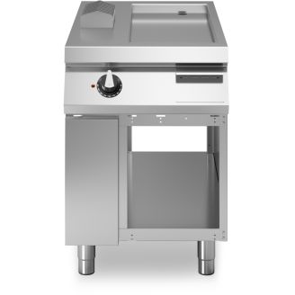 Modul&aelig;r Roc 1100 600 mm elektrisk stegeplade krom &aring;ben