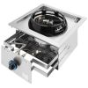NTGas ME/01-1C-WS Bruciatore drop-in wok da 14 kW in acciaio inox