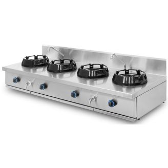 NTGas standard asiatisk wokbordsmodel komfur PAV/04-4C-WL