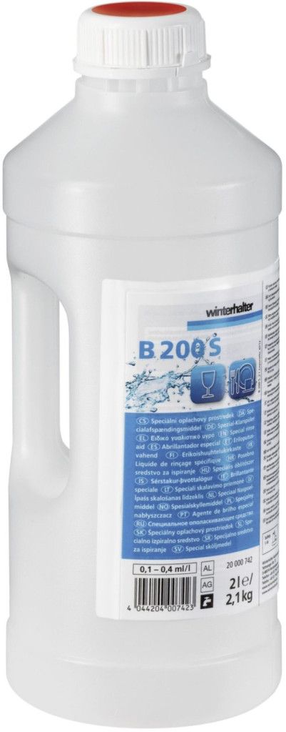 Produit de rin&ccedil;age Winterhalter B 200 S (carton 6x 2 litres)