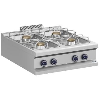 Mesa de cocci&oacute;n a gas Roeder 4 fuegos - modelo de mesa BK9FB98TXL