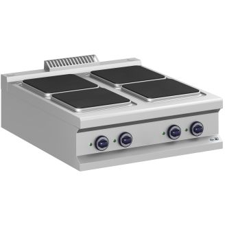 Mesa de cocci&oacute;n el&eacute;ctrica Roeder de 4 puestos - modelo de mesa BK9PQ98T