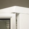 NordCap CD 290 LED glass door refrigerator - white - 290 liters
