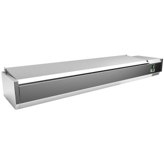 Gastro-Inox 不锈钢顶部安装冷却 顶部安装冷却 9x GN 1/3 带盖