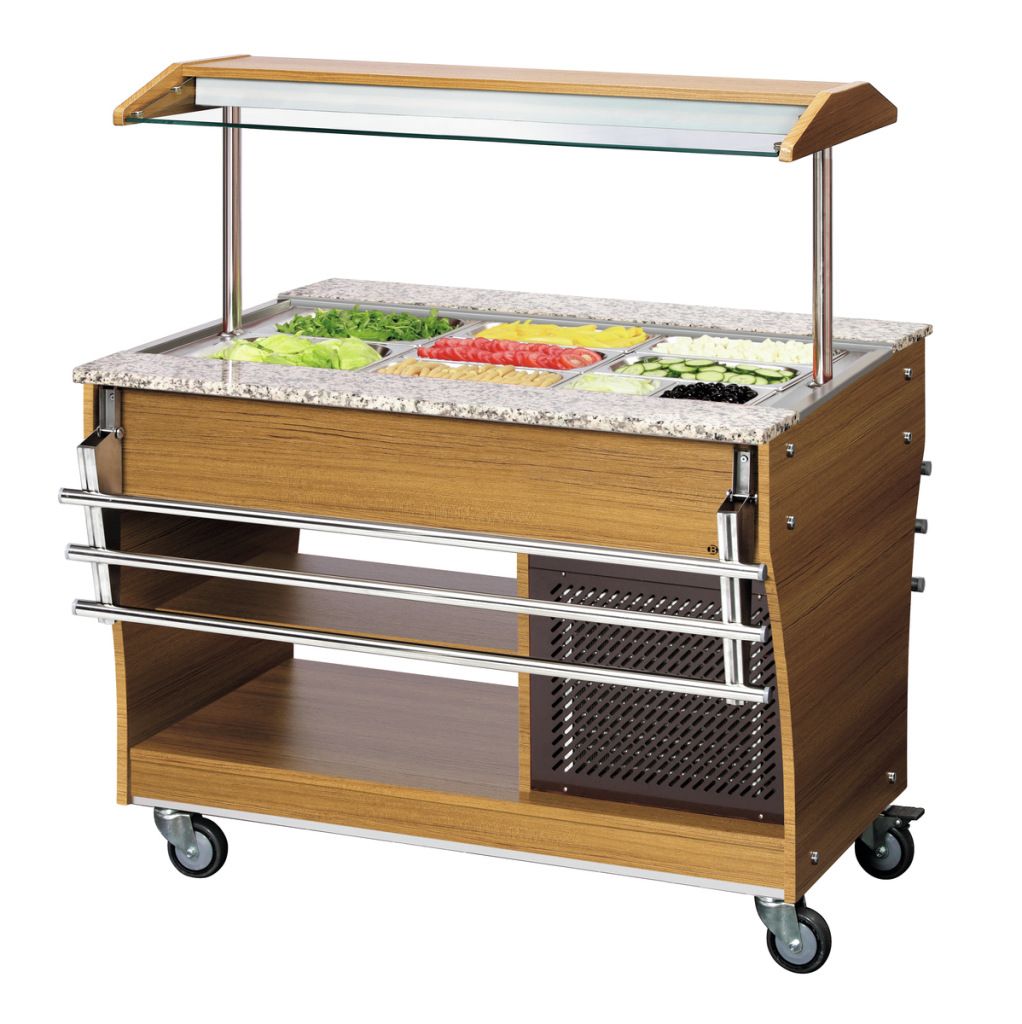 Bartscher carrello buffet, freddo, 3x 1/1 gn