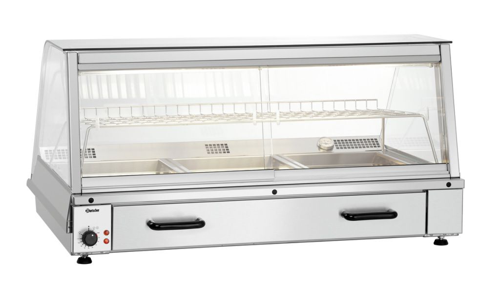 Bartscher warmhoudvitrine gn3110-r