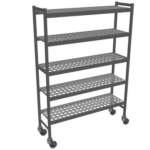 Fermostock Regalwagen 6611 - 1320x360x1792 mm. (BxTxH) - 5 Etagen