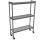 Carrinho de cremalheira Fermostock 6611 - 1320x460x1792 mm. (lxdxh) - 3 andares